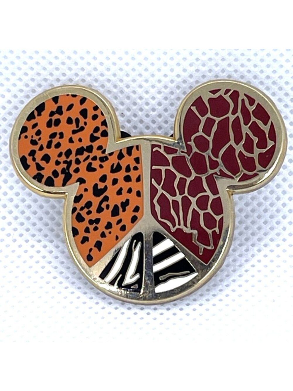 Disney Parks Animal Kingdom Adventure Mickey Mouse Safari Animal Peace Sign Pin - Picture 8 of 8